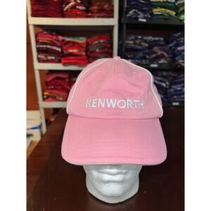 Kenworth Hat Pink White Cap Headwear